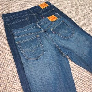 Men’s Levi Jeans x2 pairs
